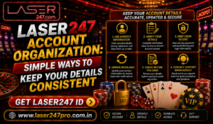Read more about the article Laser247 Account Organization: Simple Ways to Keep Your Details Consistent